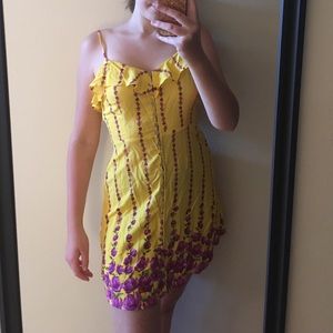 Summery Floral Mini Dress